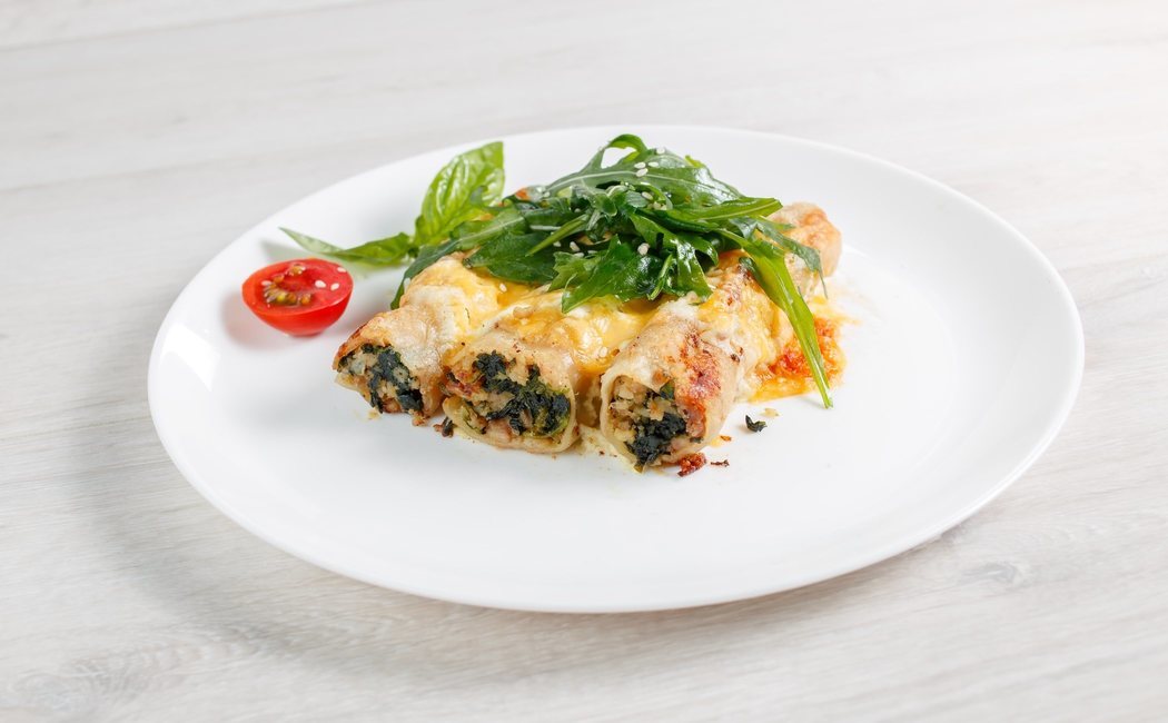 Canelones fit de verduras